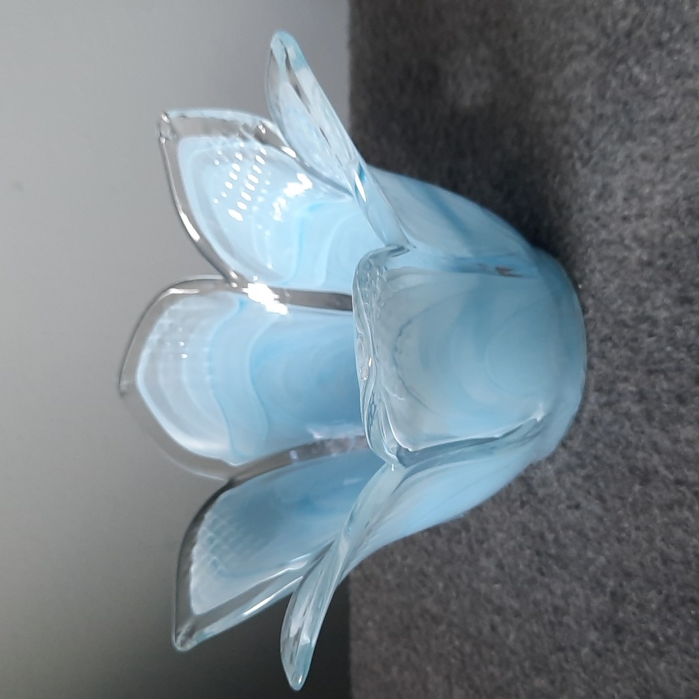 Murano Art Glass Petal Bowl/candle holder - Picture 2 of 5